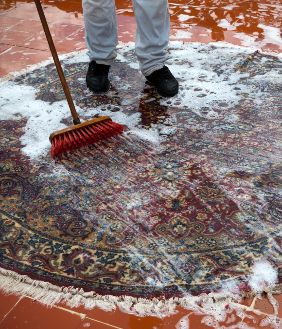 service tab rug cleaning work